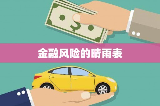 崇左金融风险的晴雨表