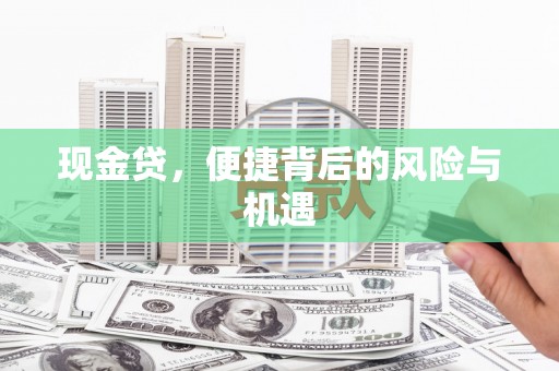 崇左现金贷，便捷背后的风险与机遇