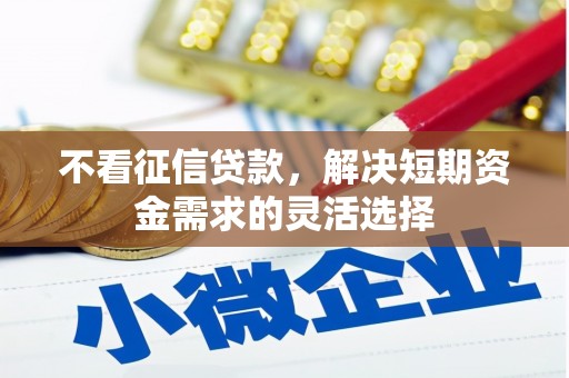 崇左不看征信贷款，解决短期资金需求的灵活选择