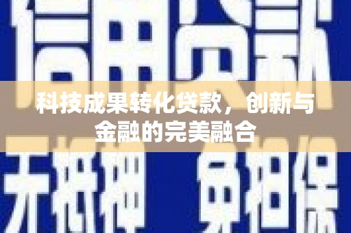 崇左科技成果转化贷款，创新与金融的完美融合