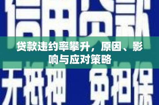 崇左贷款违约率攀升，原因、影响与应对策略