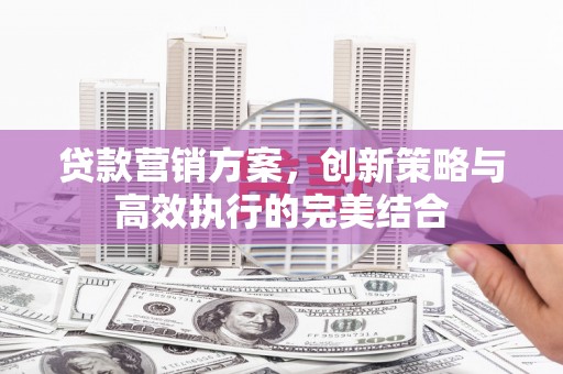 崇左贷款营销方案，创新策略与高效执行的完美结合