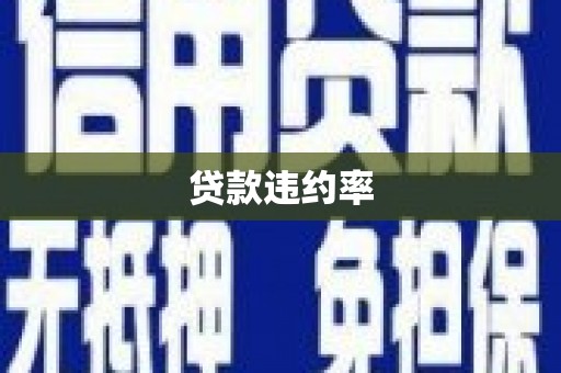 崇左贷款违约率