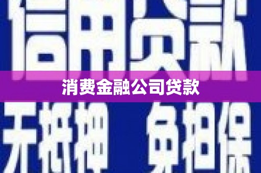 崇左消费金融公司贷款
