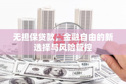 崇左无担保贷款，金融自由的新选择与风险管控