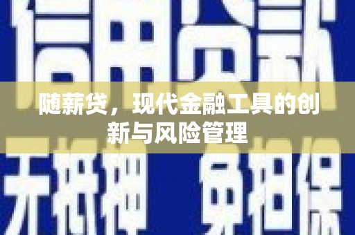 崇左随薪贷，现代金融工具的创新与风险管理