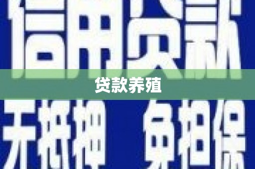 崇左贷款养殖