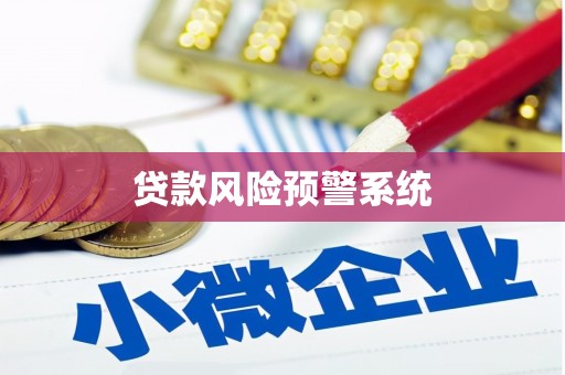 崇左贷款风险预警系统