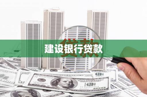 崇左建设银行贷款