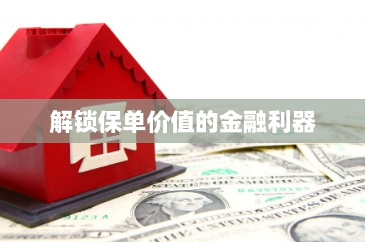 崇左解锁保单价值的金融利器