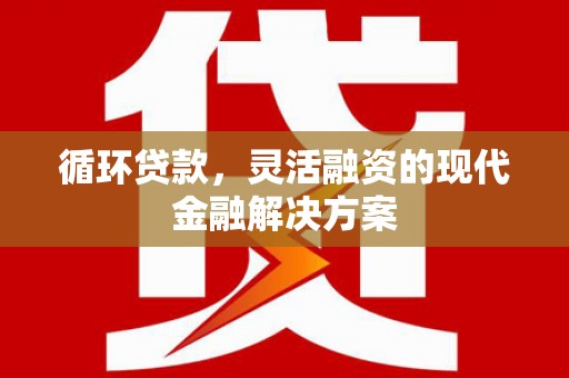 崇左循环贷款，灵活融资的现代金融解决方案