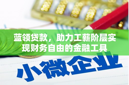 崇左蓝领贷款，助力工薪阶层实现财务自由的金融工具