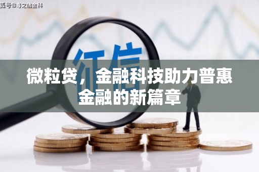 崇左微粒贷，金融科技助力普惠金融的新篇章