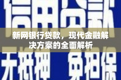 崇左新网银行贷款，现代金融解决方案的全面解析