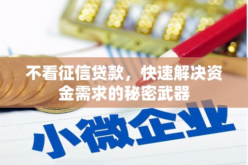 崇左不看征信贷款，快速解决资金需求的秘密武器