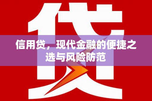 崇左信用贷，现代金融的便捷之选与风险防范