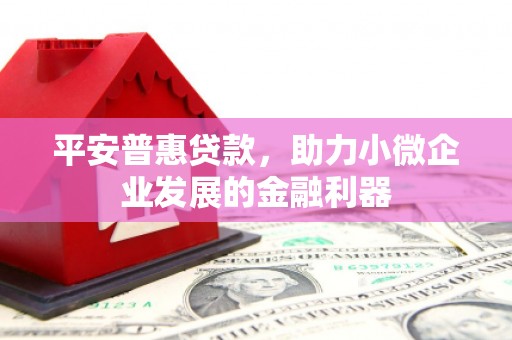 崇左平安普惠贷款，助力小微企业发展的金融利器