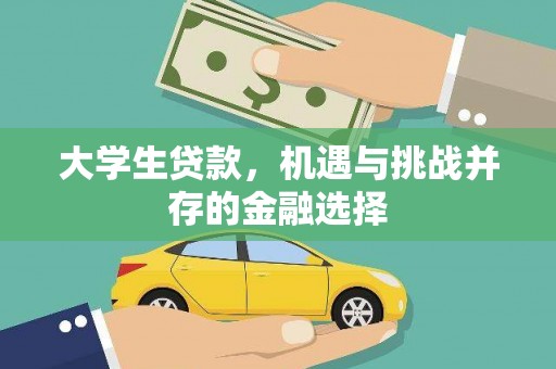 崇左大学生贷款，机遇与挑战并存的金融选择