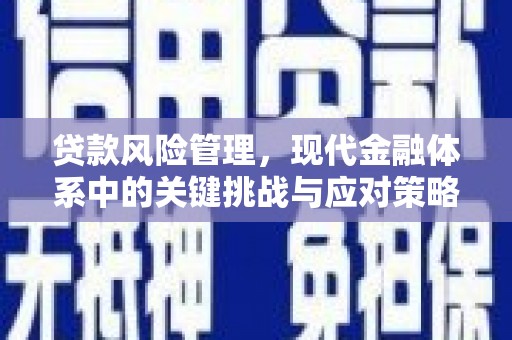 崇左贷款风险管理，现代金融体系中的关键挑战与应对策略