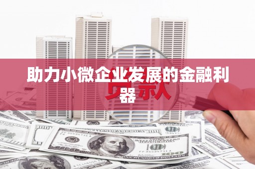崇左助力小微企业发展的金融利器