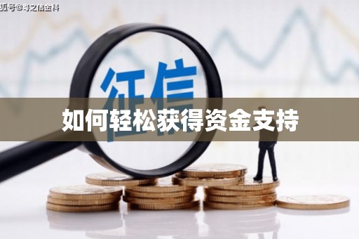 崇左如何轻松获得资金支持