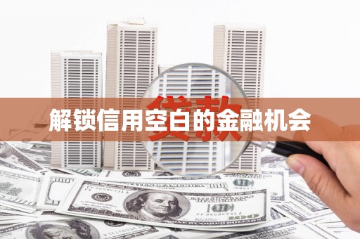 崇左解锁信用空白的金融机会