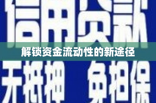 崇左解锁资金流动性的新途径